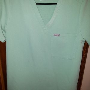 Figs jade catarina small scrub top